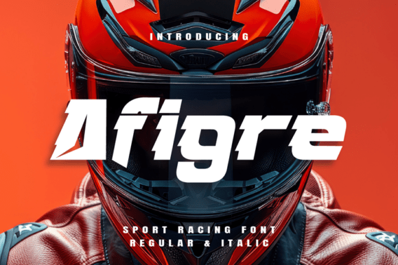 Afigre Racing: A Dynamic Display Font for Bold Branding