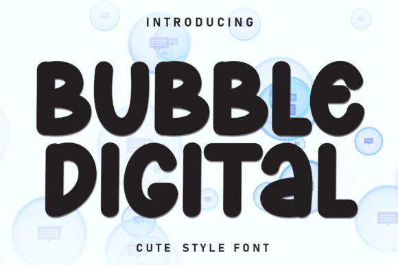 Bubble Digital: A Hand-Scripted Display Font for Editorial Elegance