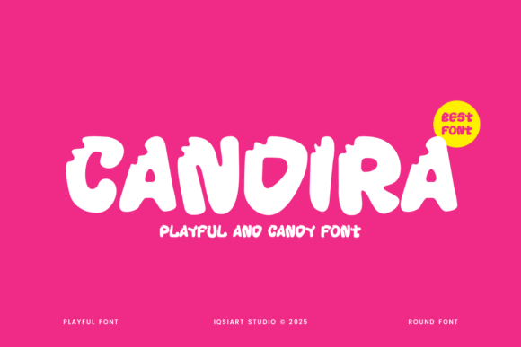 Candira: The Sweet Display Font for Kids Product Campaigns