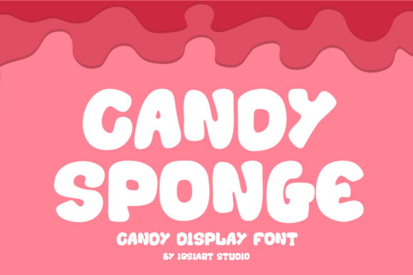 Candy Sponge: A Playful Display Font for Sweet Designs