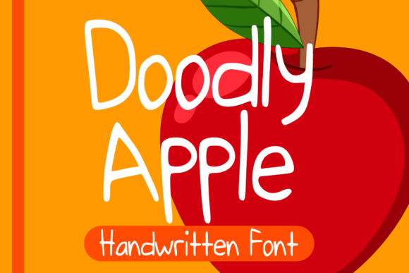 Doodly Apple Font for Handmade Creativity