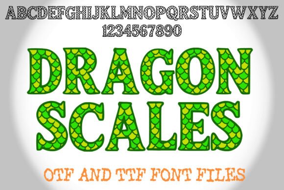 Dragon Scales Font for Bold Fantasy Branding and Campaign Design