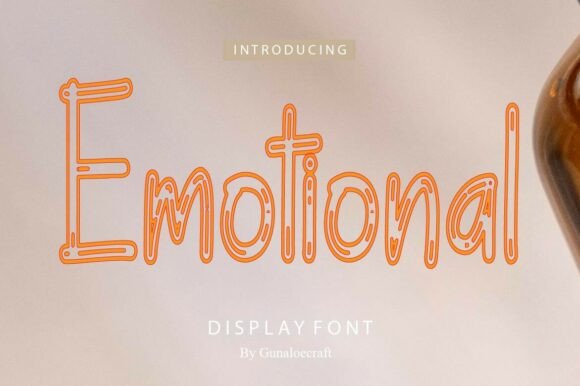 Emotional Font for Captivating Visual Storytelling