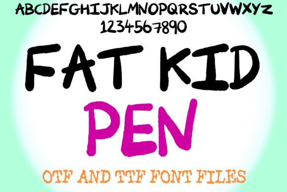 Fat Kid Pen for Bold Web Typography