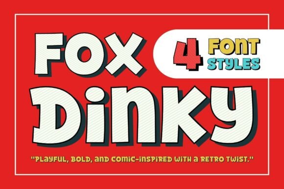 Fox Dinky: A Playful Font for Kids’ Products and Branding