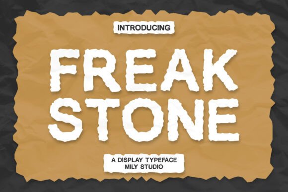 Freak Stone Display Font for Bold Branding