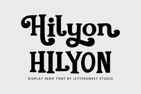 Hilyon Font for Handmade Labels and Creative Branding