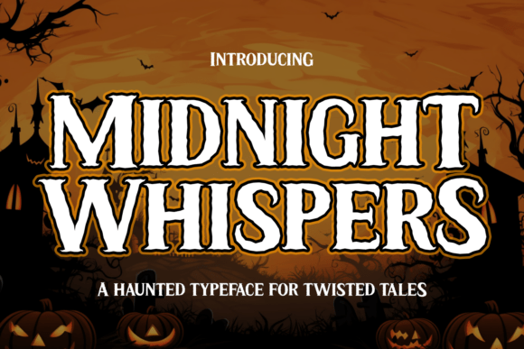Midnight Whispers Font for Editorial Design and Branding