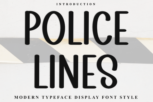 Police Lines Font for Eye-Catching Digital Campaigns