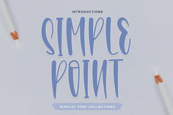 Simple Point: A Quirky Display Font for Handmade Creations