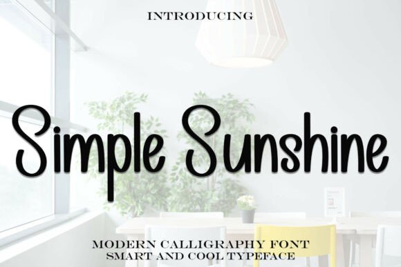 Simple Sunshine: A Sweet Font for Creative Projects