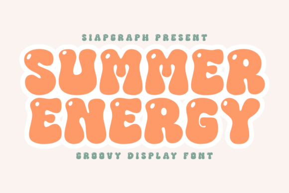 Summer Energy Font for Vibrant Branding and Display Needs