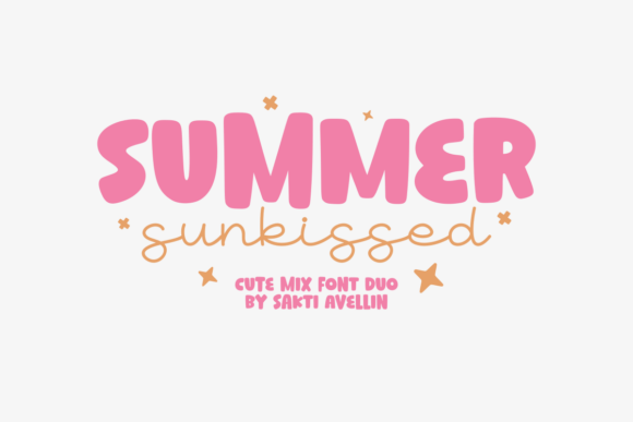Summer Sunkissed: The Playful Display Font for Editorial Design