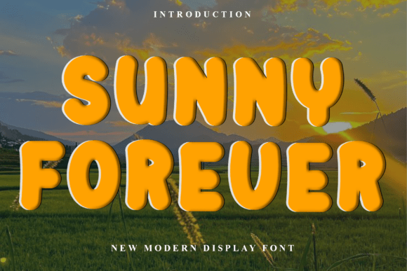 Sunny Forever: A Display Font for Eye-Catching Brand Content
