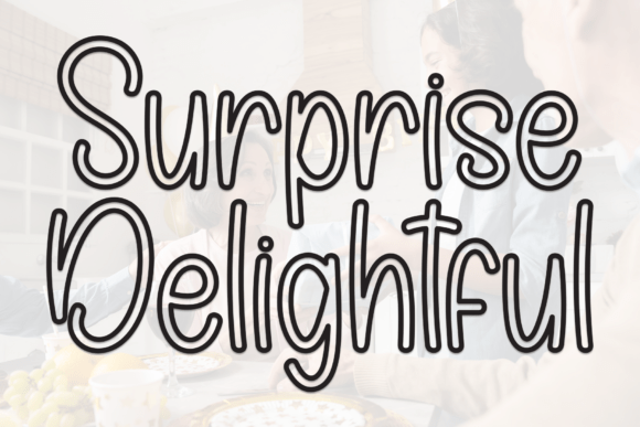 Surprise Delightful: A Warm Display Font for Editorial Projects