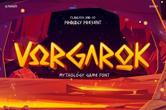 Vorgarok: The Mythical Font for Bold Campaign Designs